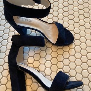 Jeffrey Campbell Velvet 2 Strap Heels